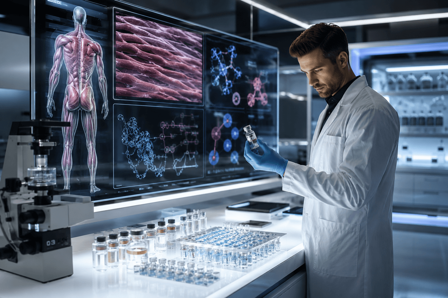 Muscle Building, Myostatin Inhibitors and Performance Peptides